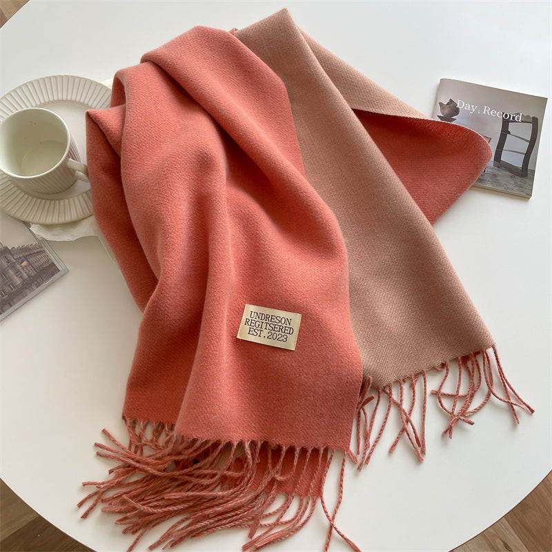 LuxeTwist Scarf - Elegante Dubbelzijdige Pashmina