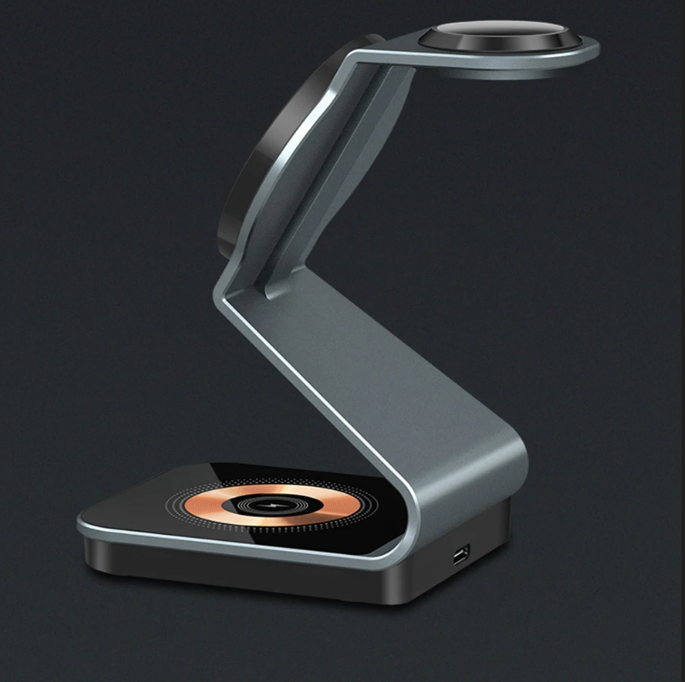 Chargy Pro - Stijlvolle Magnetische Draadloze 3-in-1 Oplader