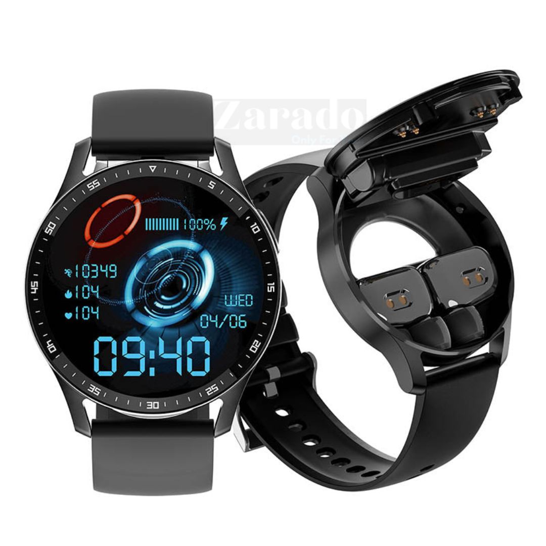 SmartLink Watch – Stijlvolle Smartwatch met Oordopjes