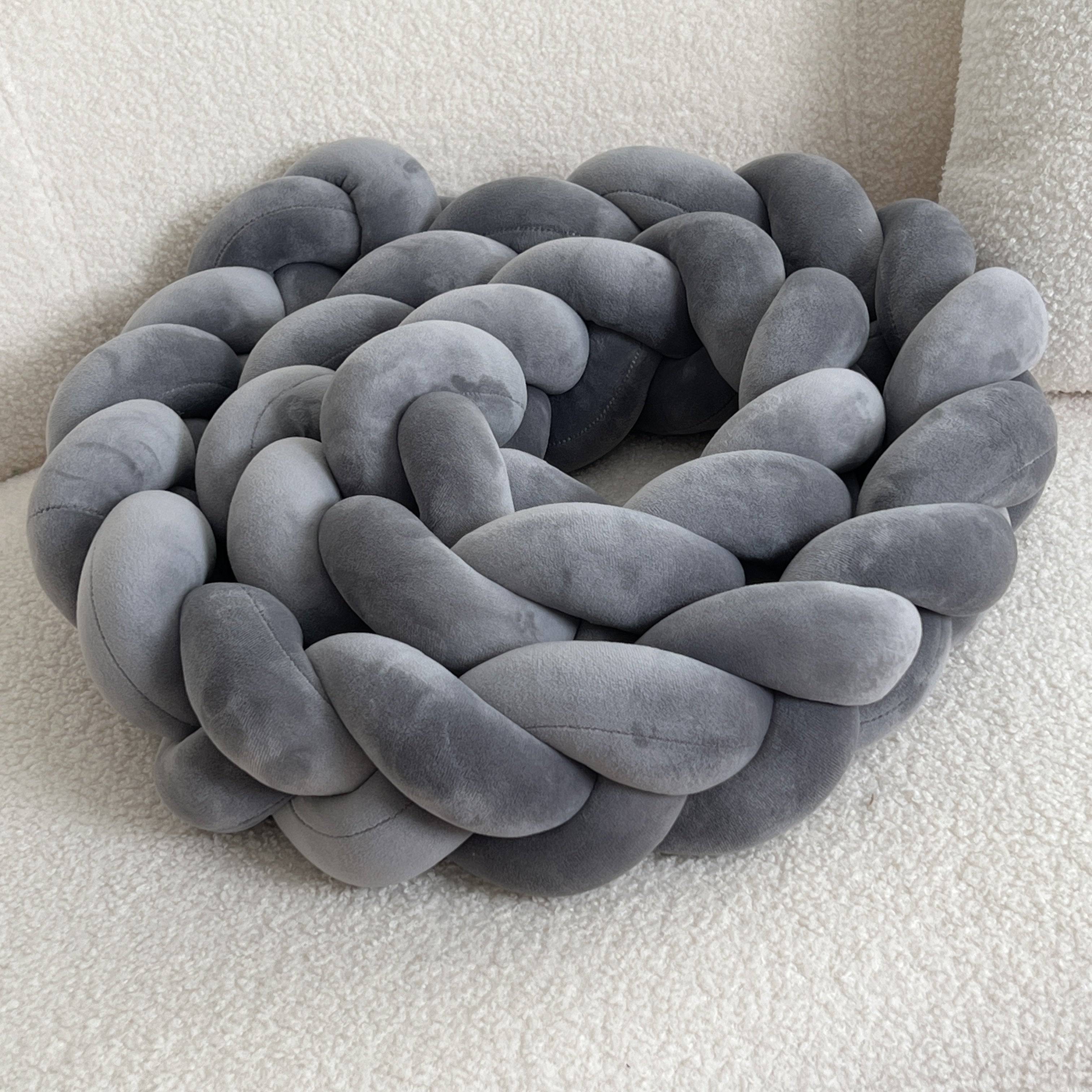 WaveCushion - Modern Wasbaar Vloerkussen met Geometrie