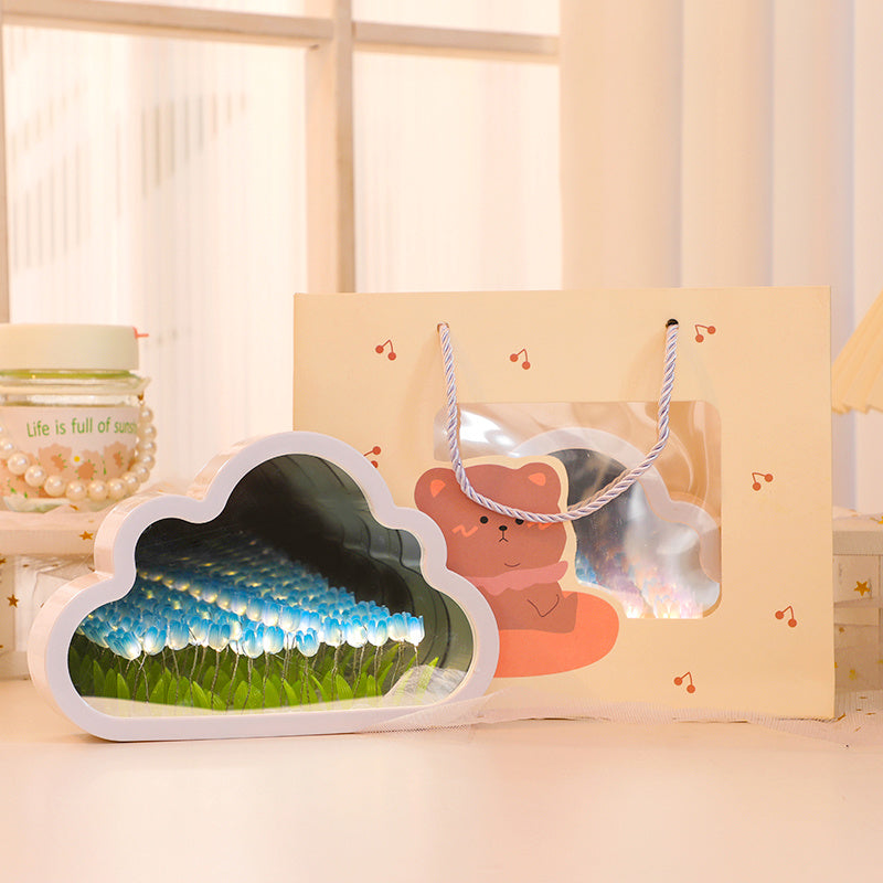 TulipGlow Lamp – LED Nachtlamp met Bloemenstijl