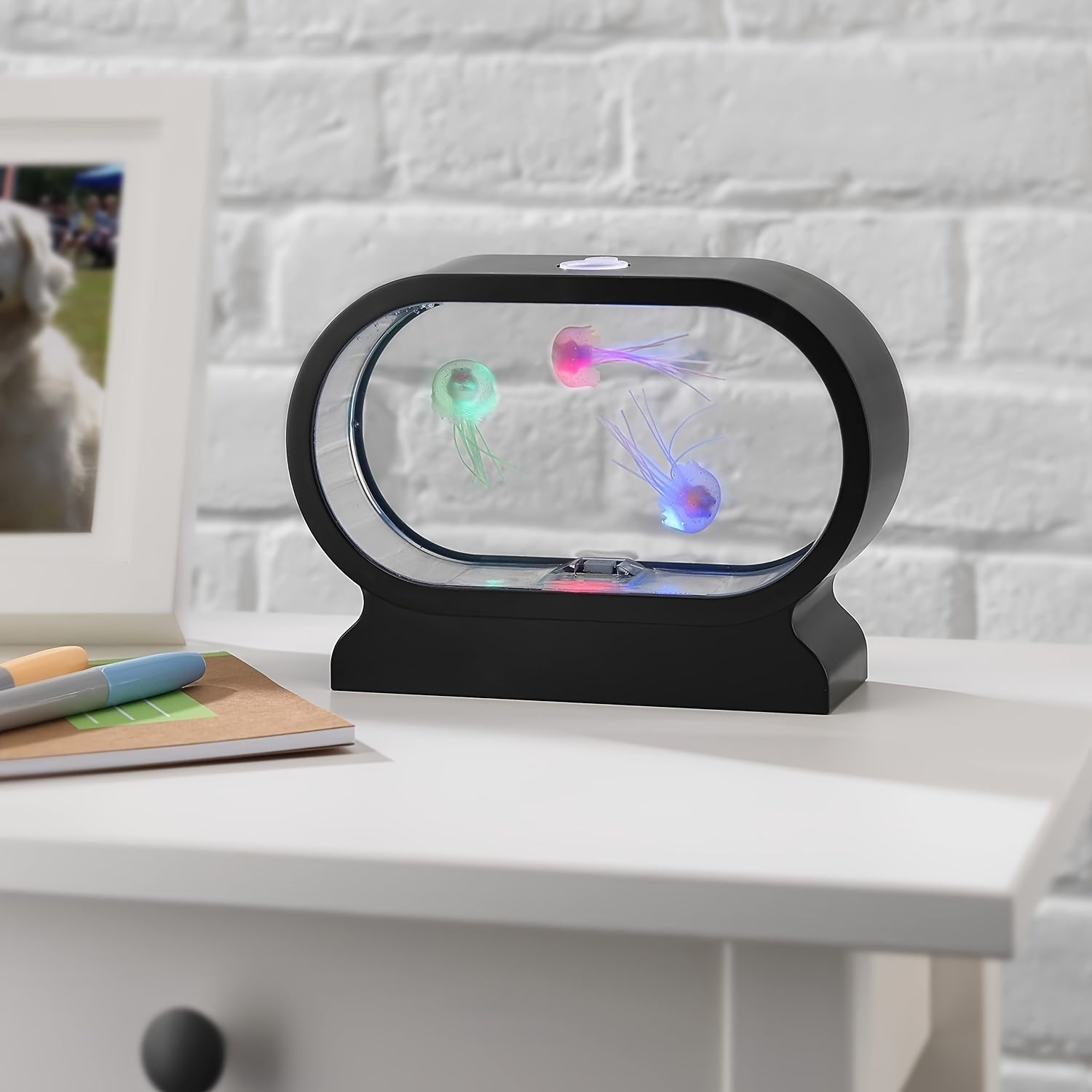 LumiJelly - LED Jellyfish Tafellicht met 3 Kleuren