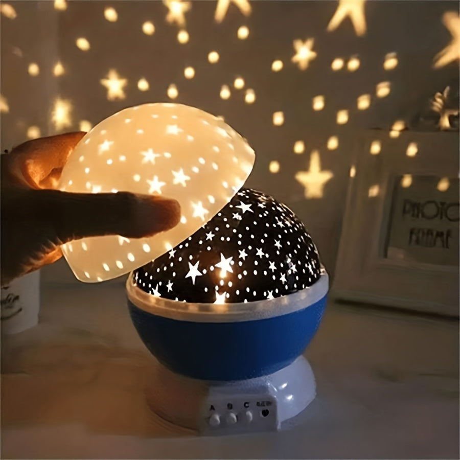 StarryDream Projector – Kleurrijke Sterrenlamp met 360° Rotatie