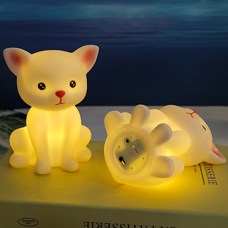 KittyGlow Lamp - Schattige LED Tafellamp met Draadloze Voeding