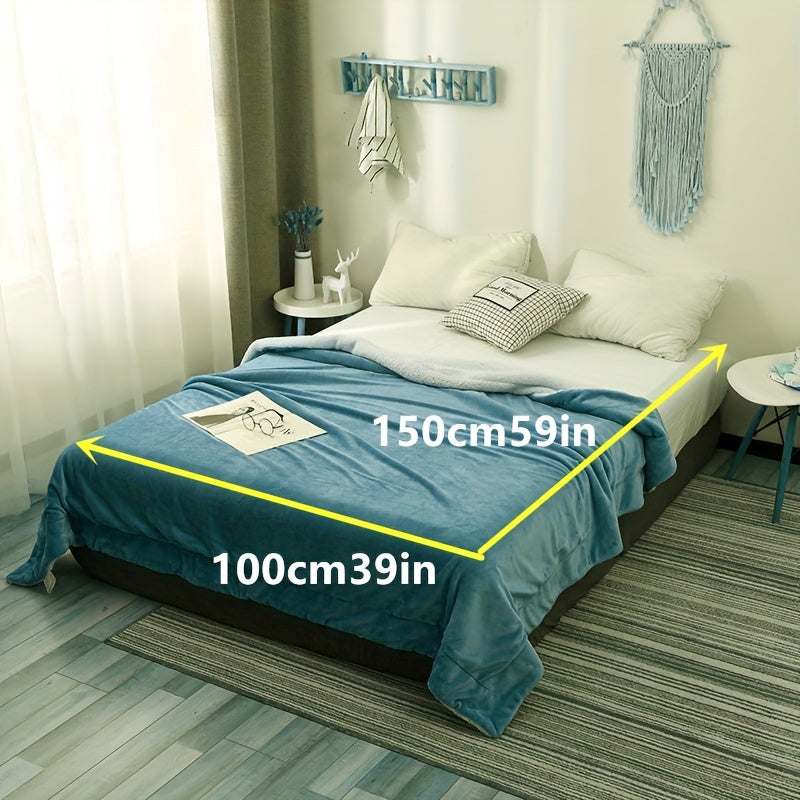 LuxeFlannel – Dubbelzijdige Sherpa Deken voor Ultiem Comfort
