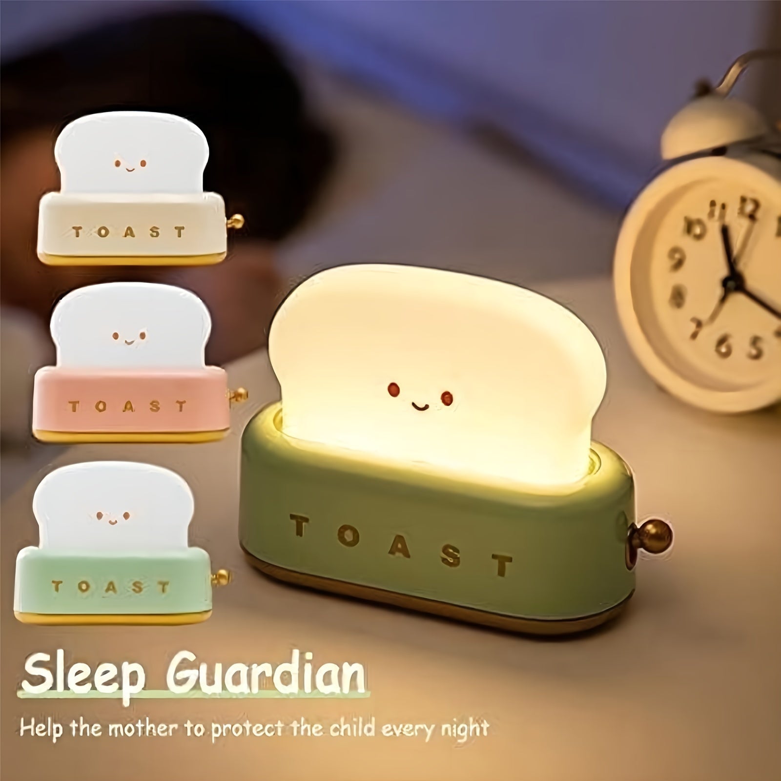 LumiToast - USB LED Tafellamp met Warme Gloed