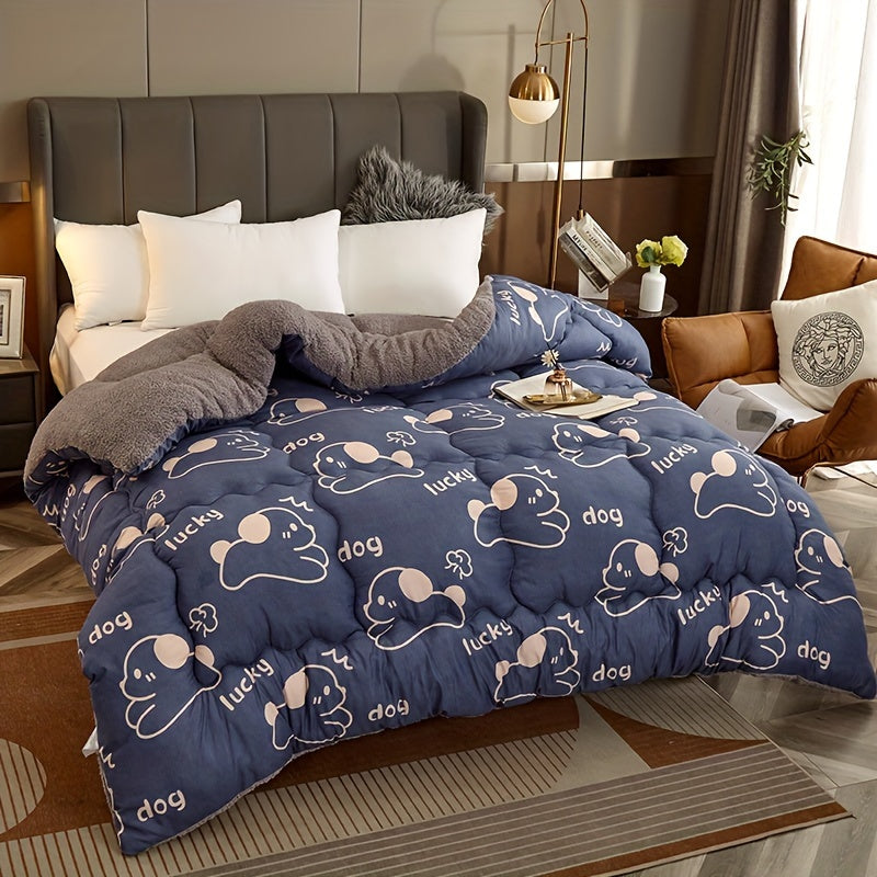 SherpaComfort – Luxe Fleece Deken met Cartoon Design