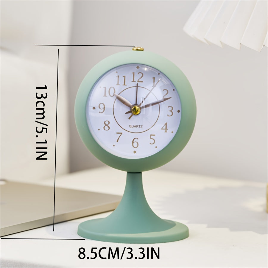 CartoonGlow Clock - Luxe LED Wekker met Gouden Accenten