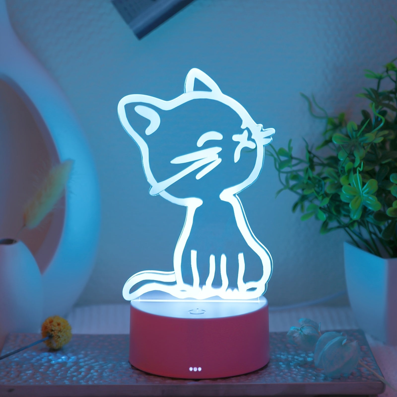 GlowPaw - 3D Touch-Nachtlamp voor Katten