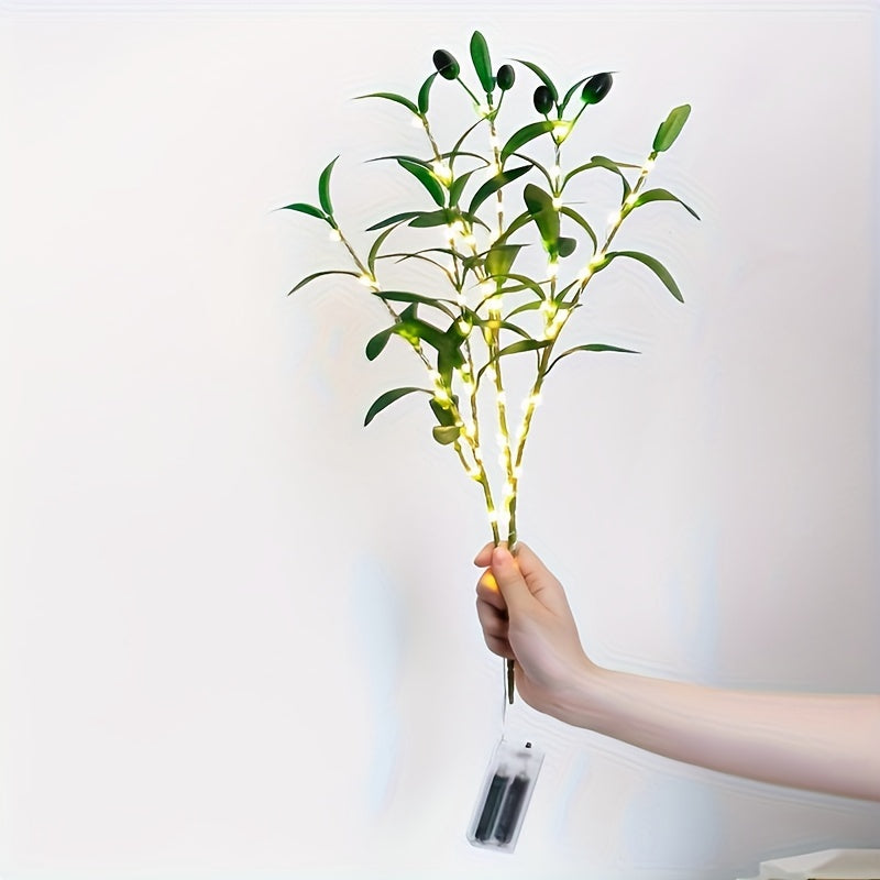 LumiTak – Elegante Olijftak LED Tafellamp