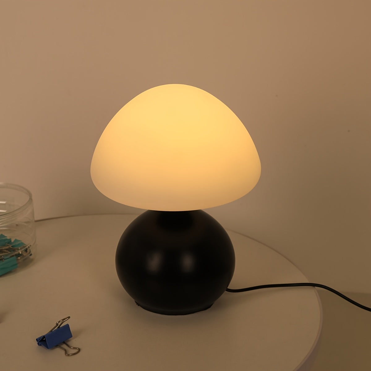 ModernLight - Chique Paddestoel Tafellamp met USB