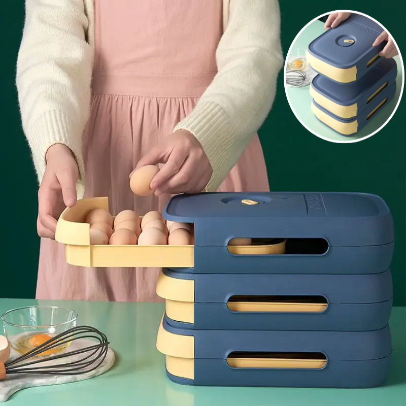 EggSafe Organizer - Stijlvolle Opbergdoos Voor Eieren