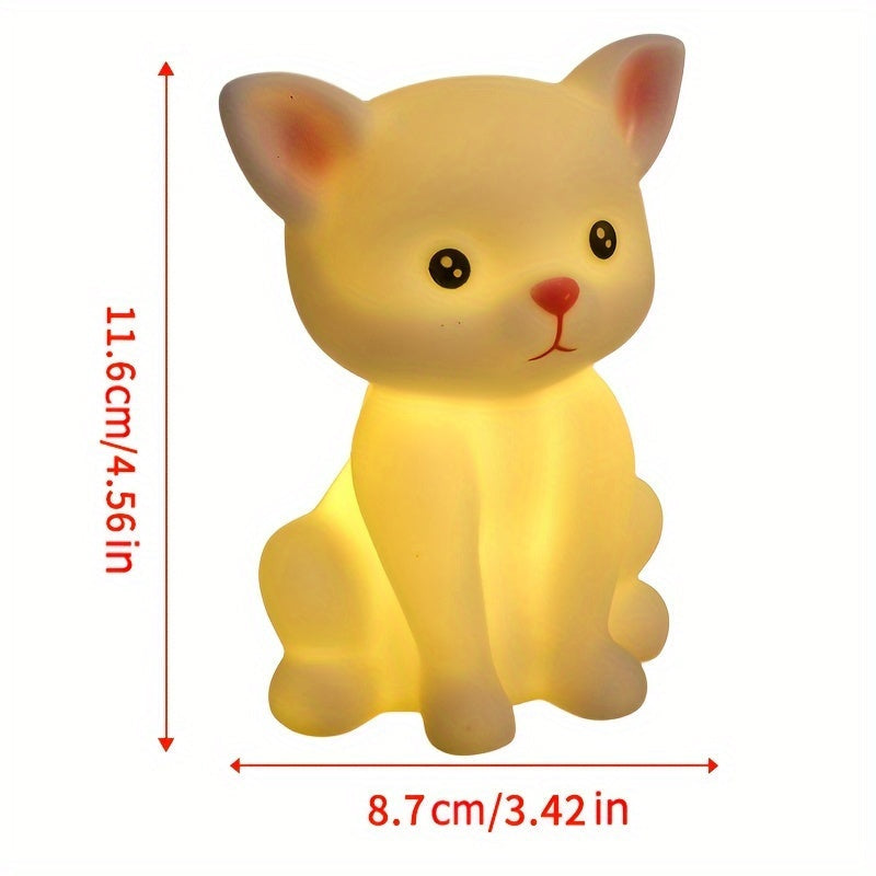 KittyGlow Lamp - Schattige LED Tafellamp met Draadloze Voeding