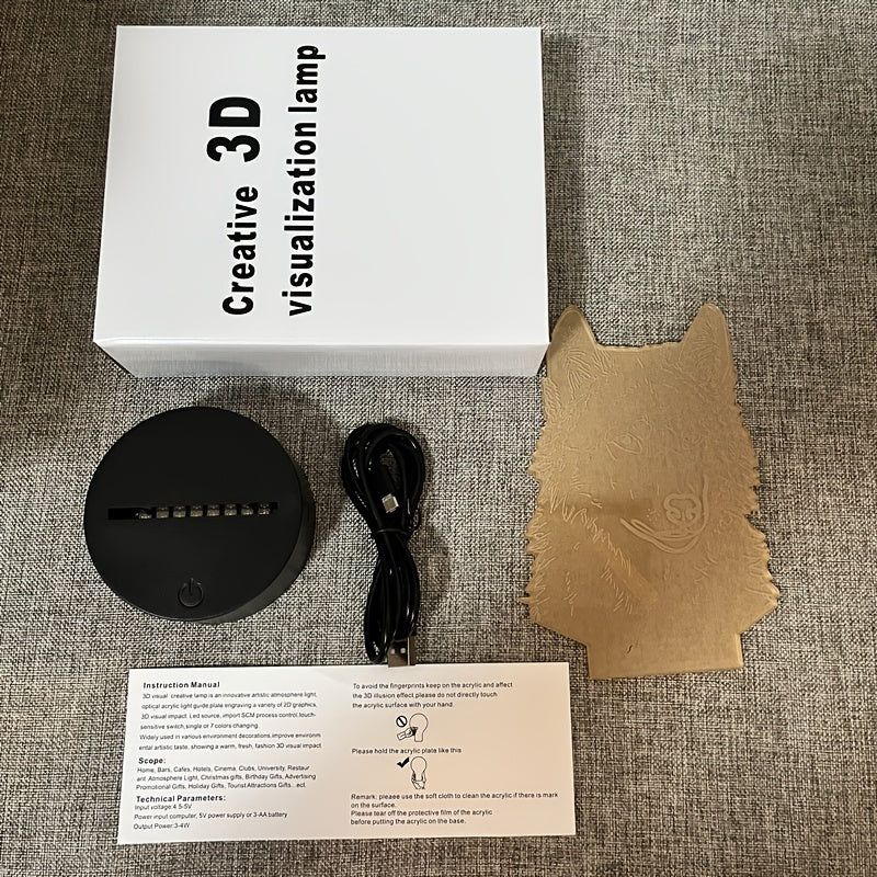 WolfLicht – 3D Sfeerlicht met Touchfunctie