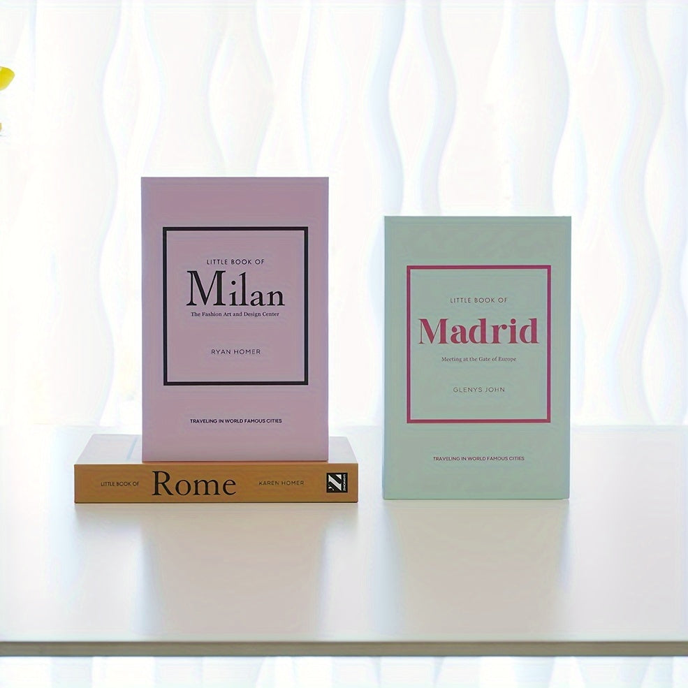 ChicBooks - Elegante Boekensteunen Set in Crème