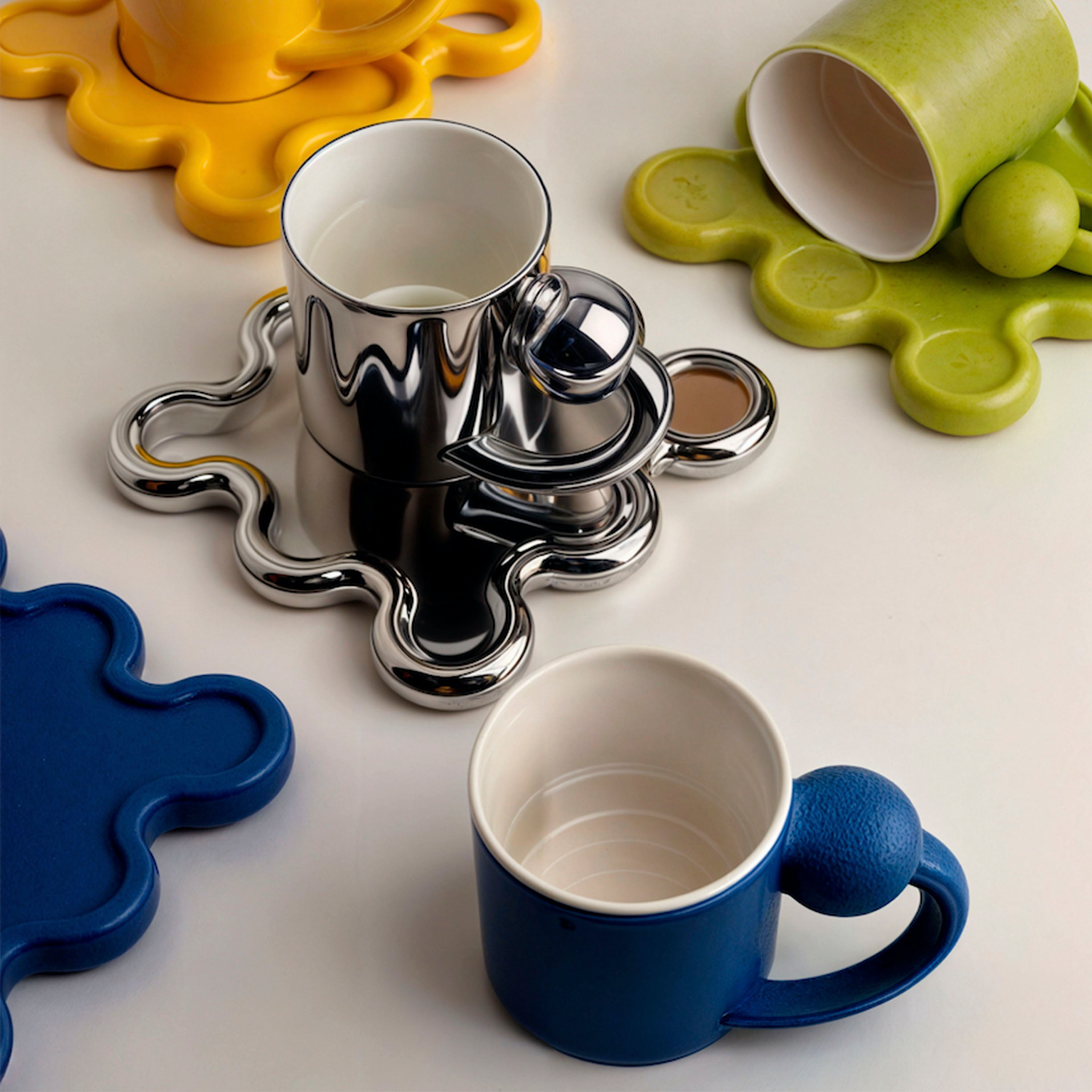 Marcia Cup Set – Elegante Porseleinen Kop en Bord