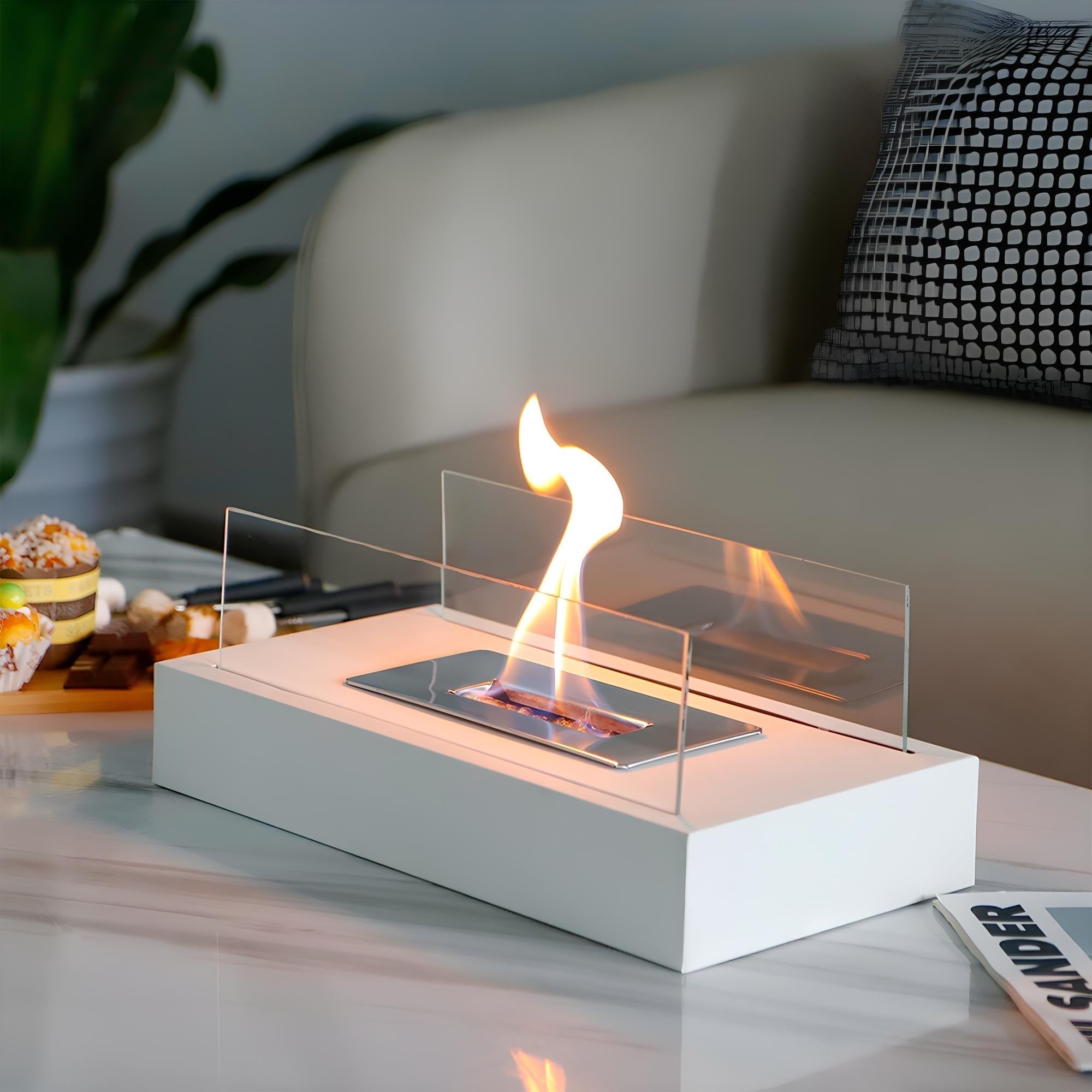 FireGlow – Luxe Tafelhaard voor Binnen & Buiten