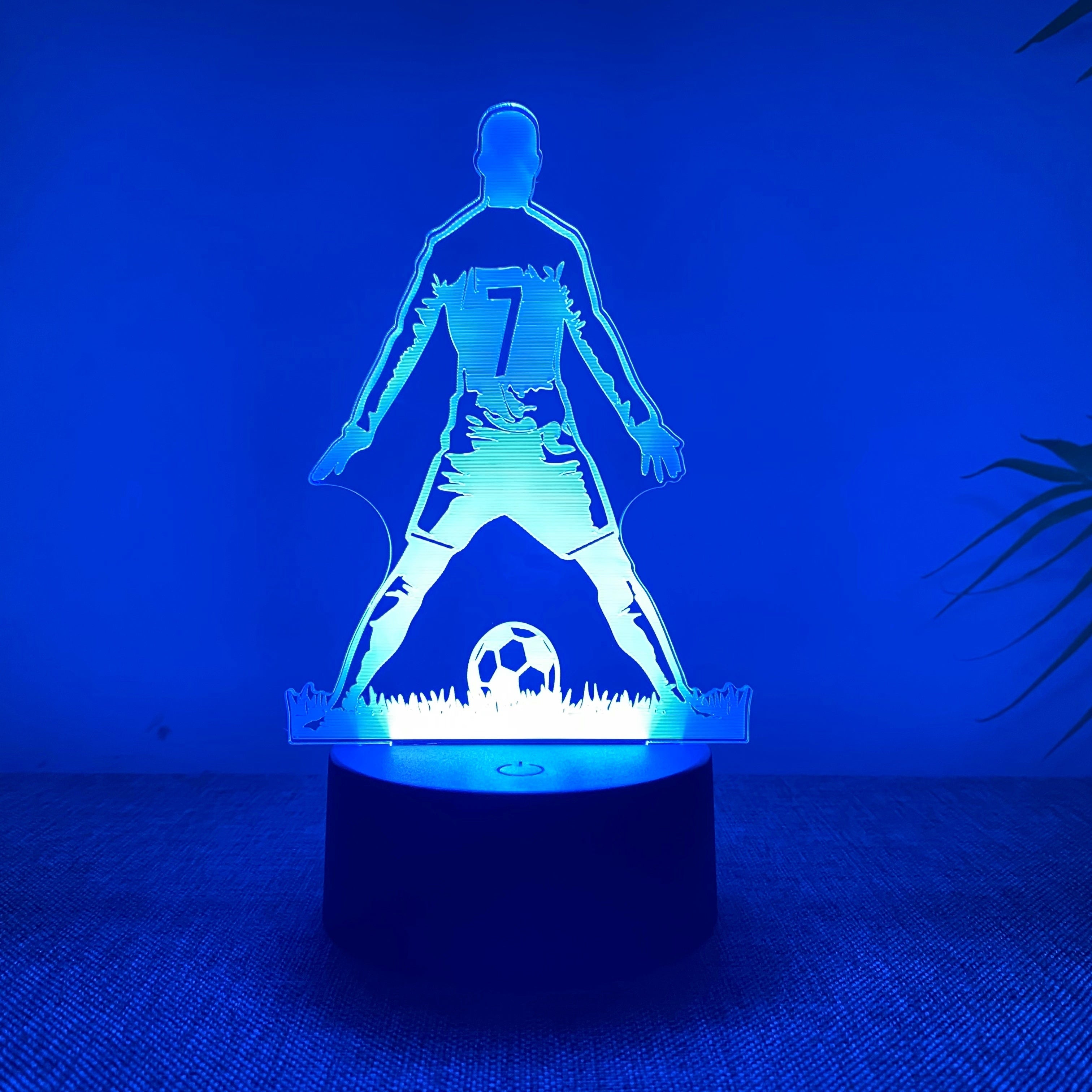SportGlow – 3D Voetballer LED Sfeerlicht met Kleurverloop