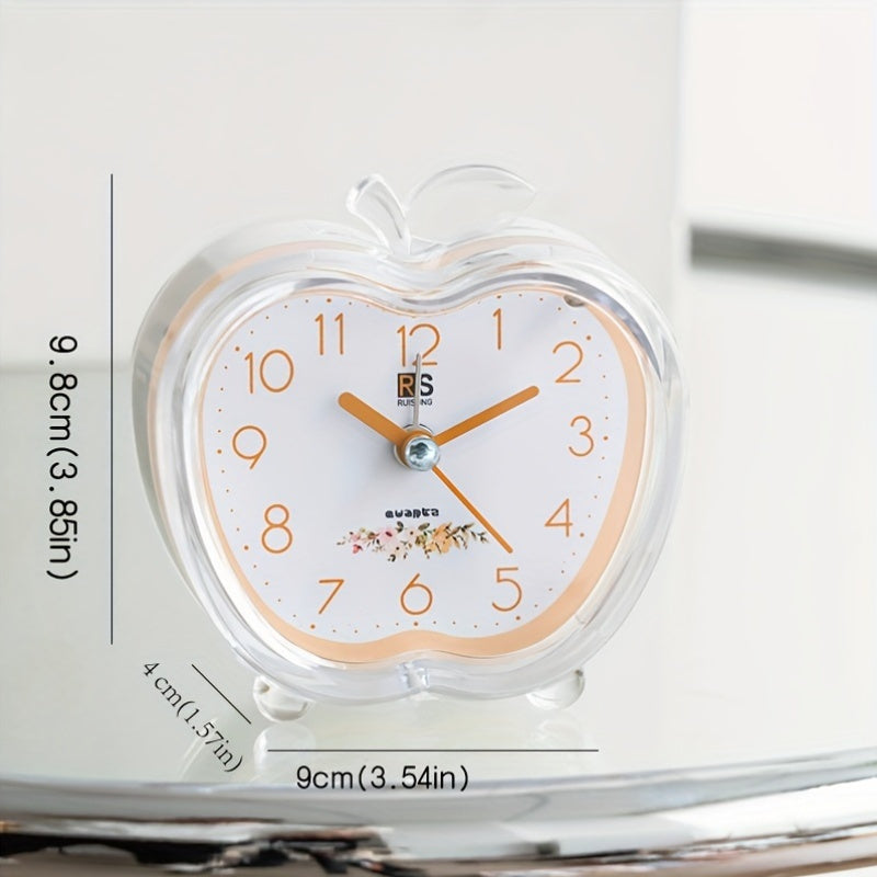 CrystalFruit Clock - Elegante Appelvormige Verlichting