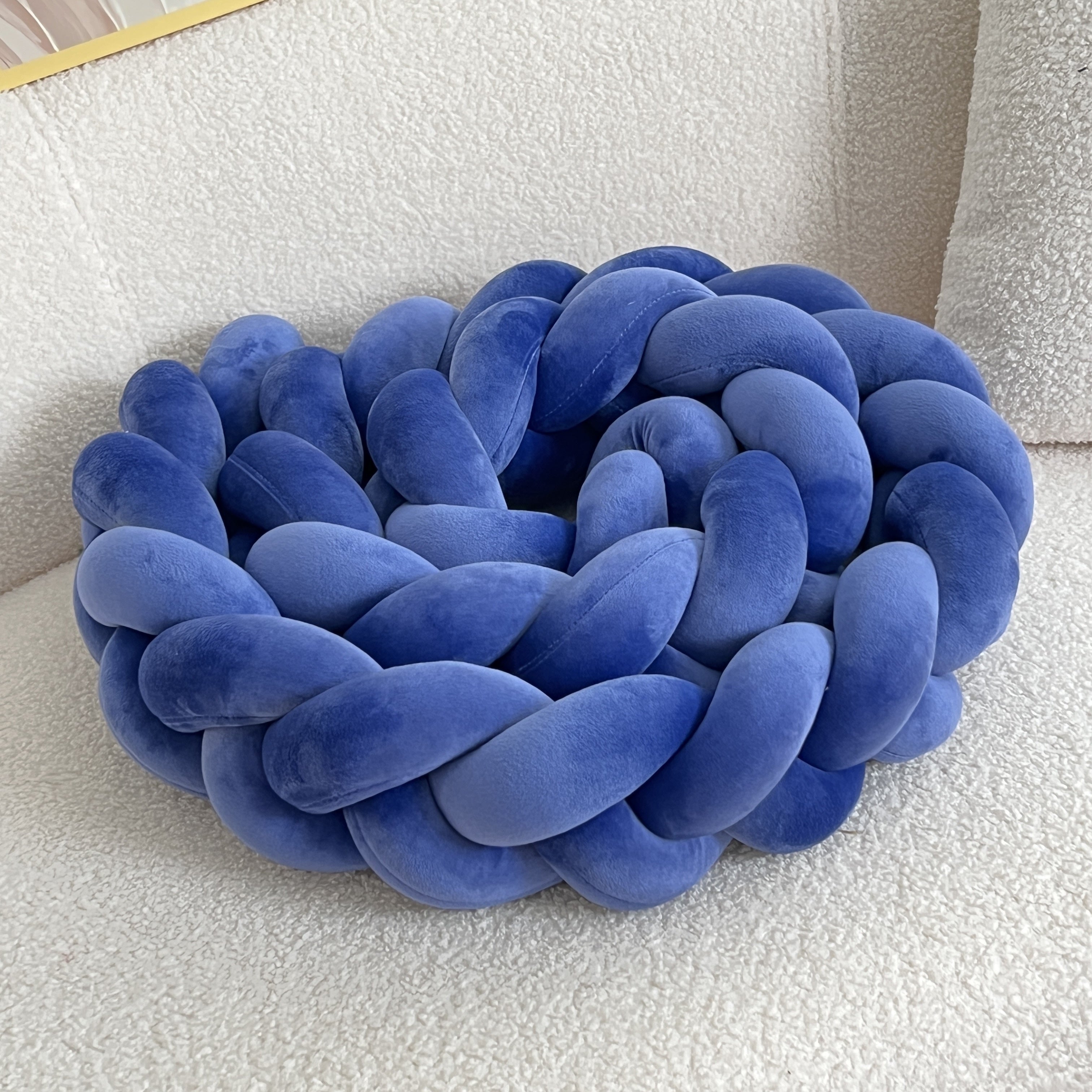 WaveCushion - Modern Wasbaar Vloerkussen met Geometrie