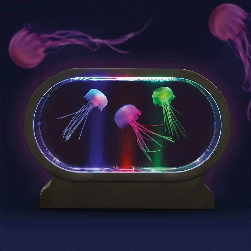 LumiJelly - LED Jellyfish Tafellicht met 3 Kleuren