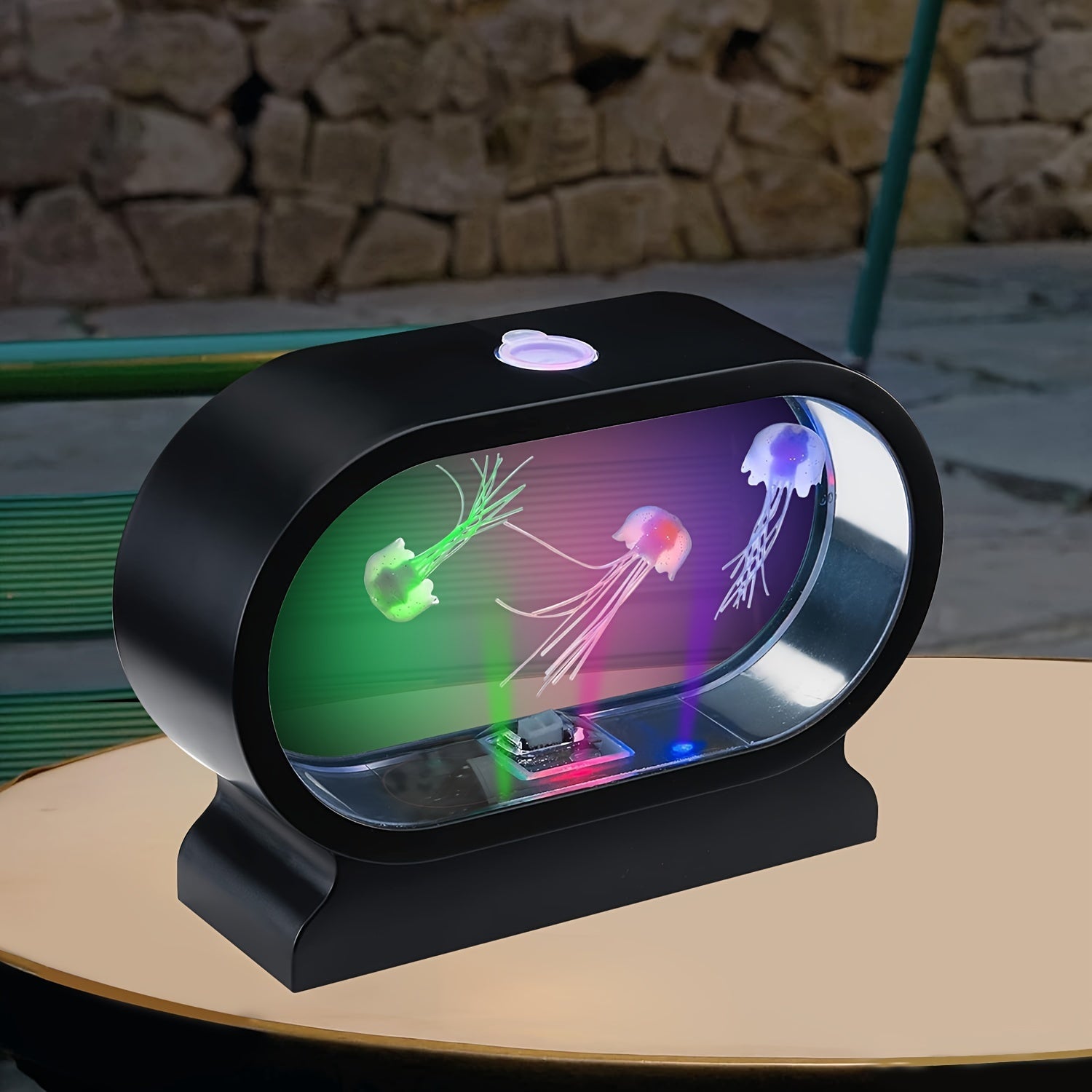 LumiJelly - LED Jellyfish Tafellicht met 3 Kleuren