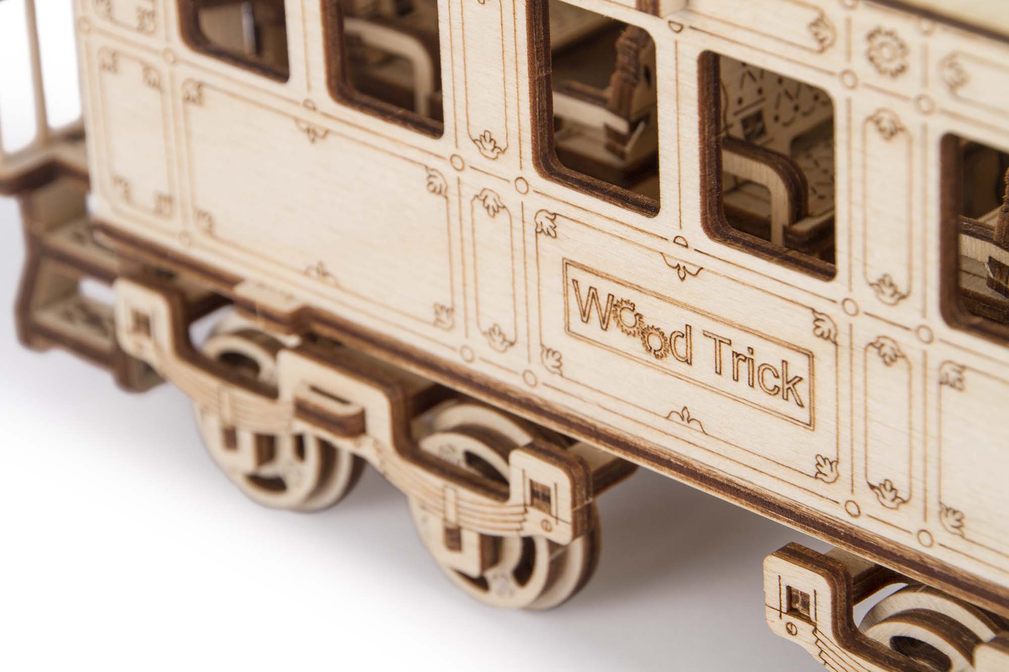 TrainCraft 3D Puzzel - Historische Locomotief met Waggon