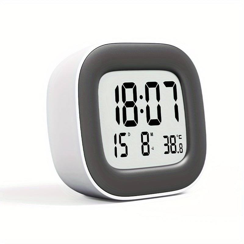 TimeView Clock - Stijlvolle Mini Wekker met Temperatuur