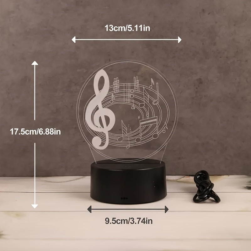 MusicGlow Lamp - Moderne Acryl Tafellamp met USB