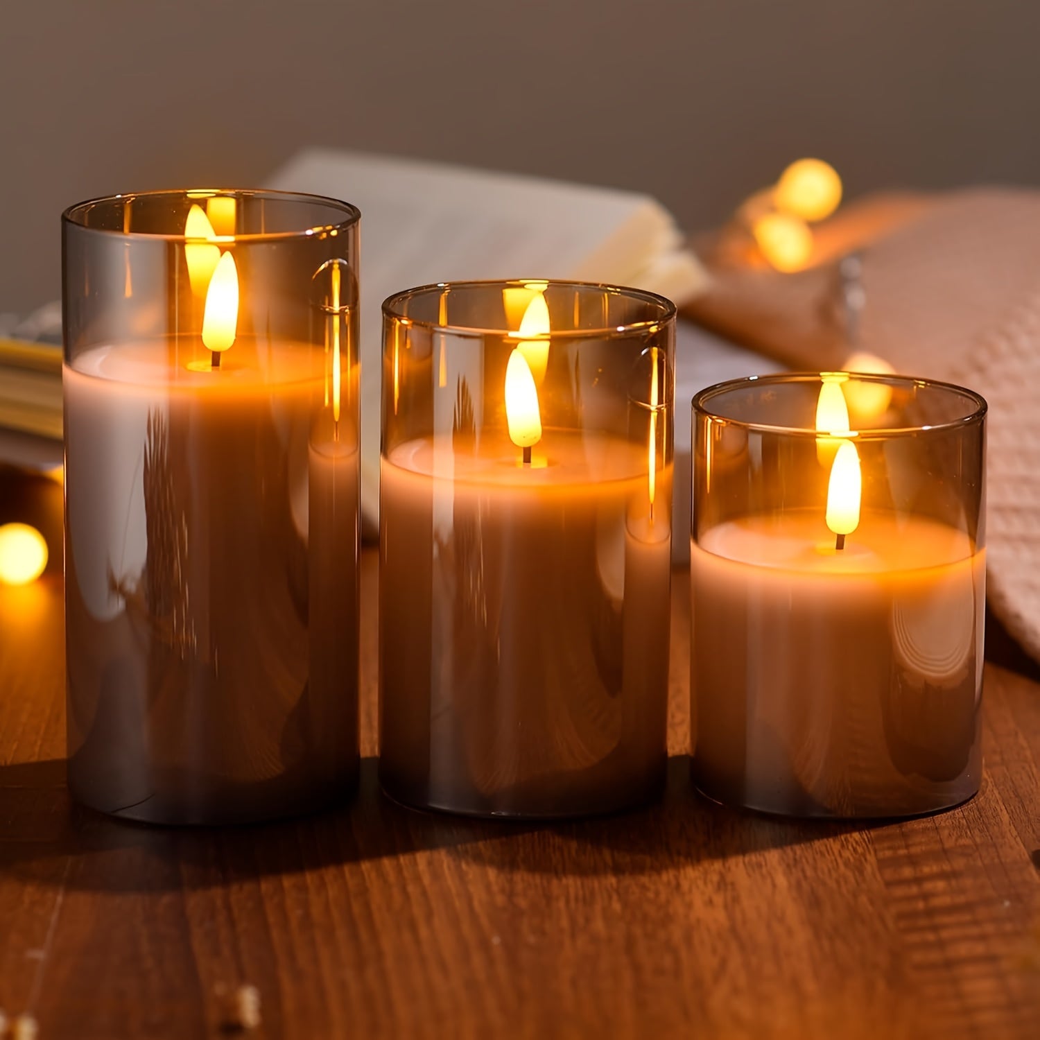 FlameFree LED Candle Set – Stijlvolle Sfeerverlichting voor Binnen en Buiten