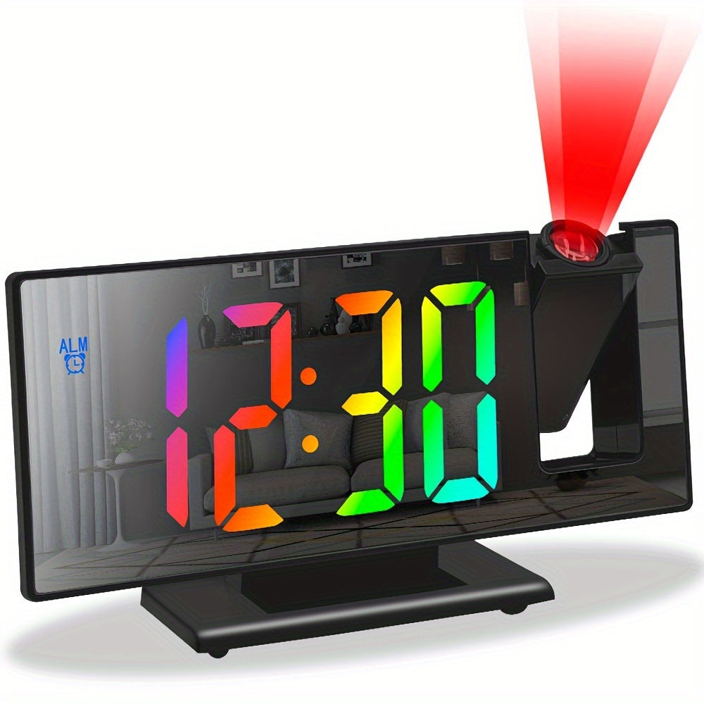 NieNie Alarm - Moderne Spiegelprojectie Wekker met Display