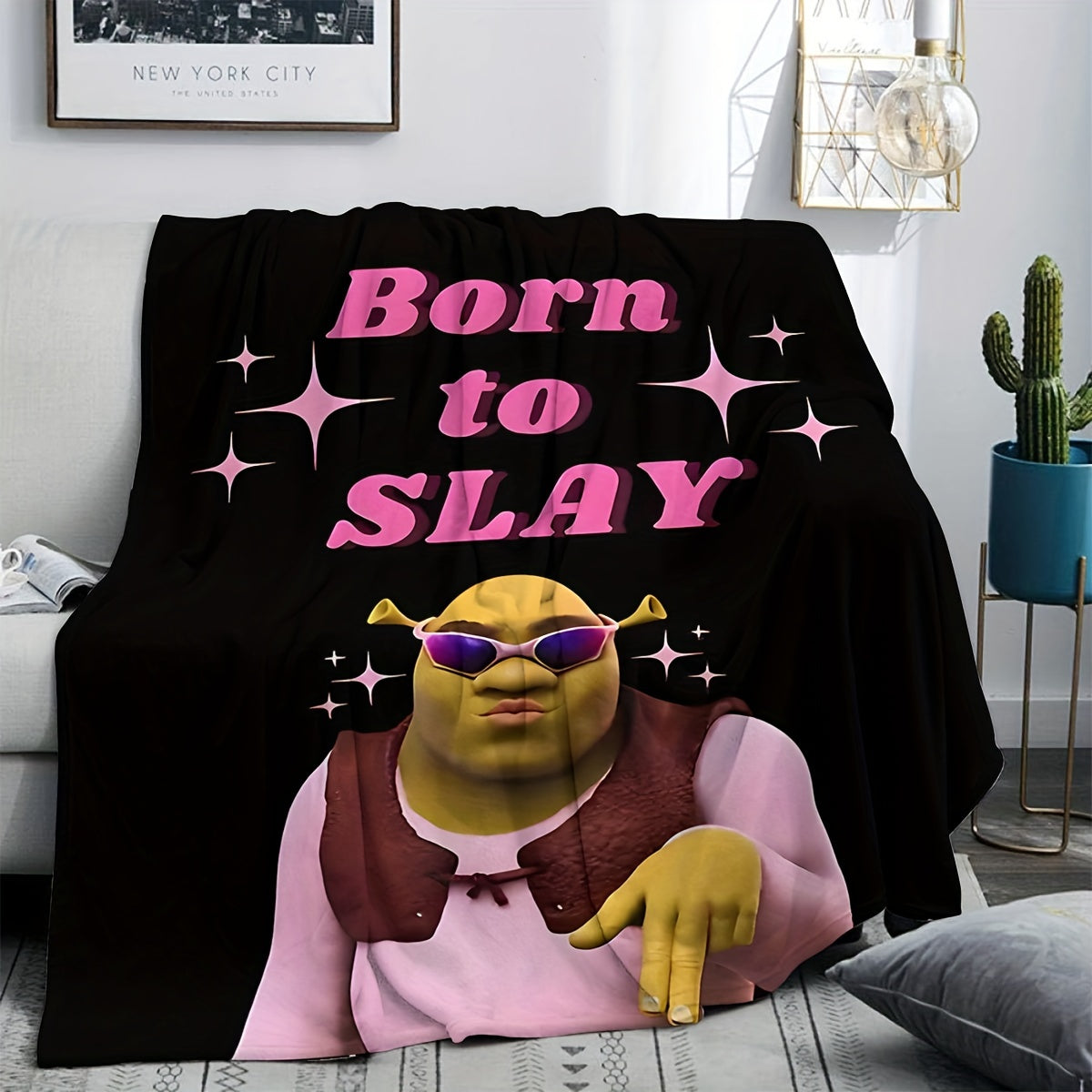 Born to Slay – Anime Flanellen Deken voor Fans