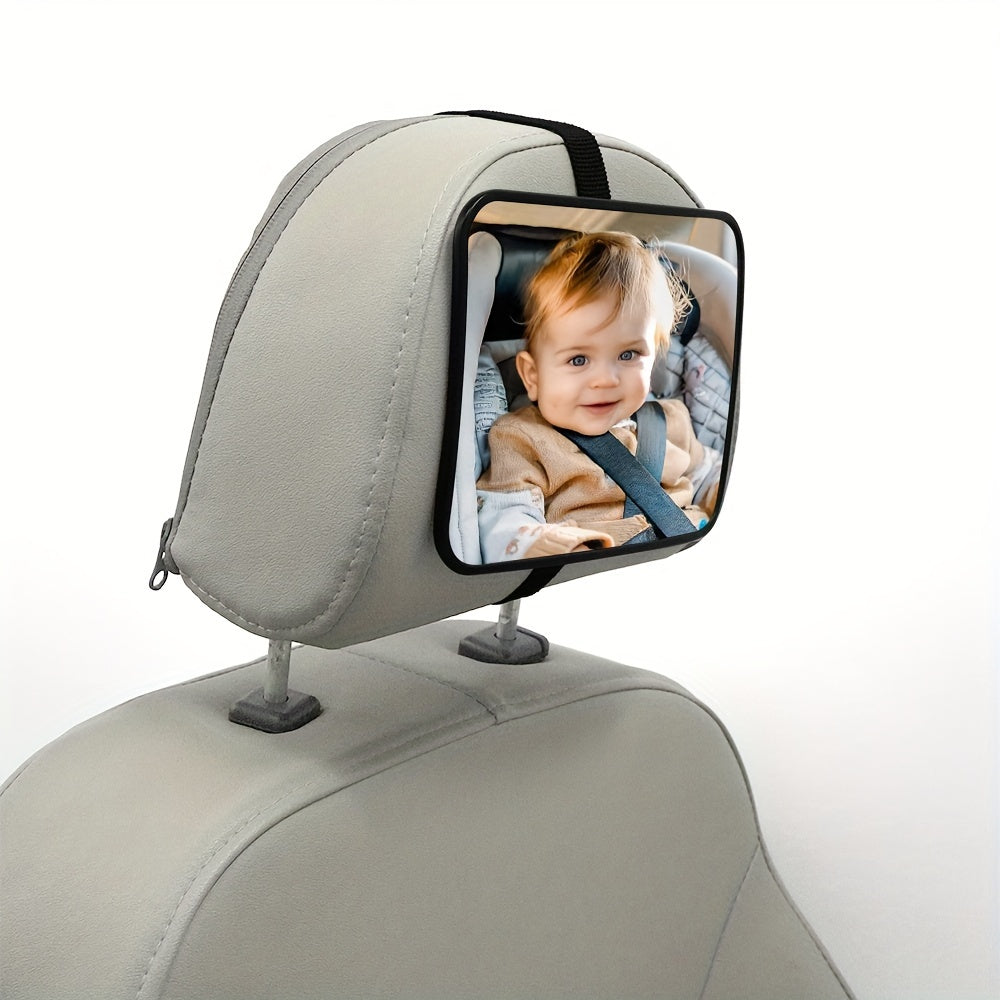 BabySafe – Brede Autospiegel voor Veiligheid en Comfort