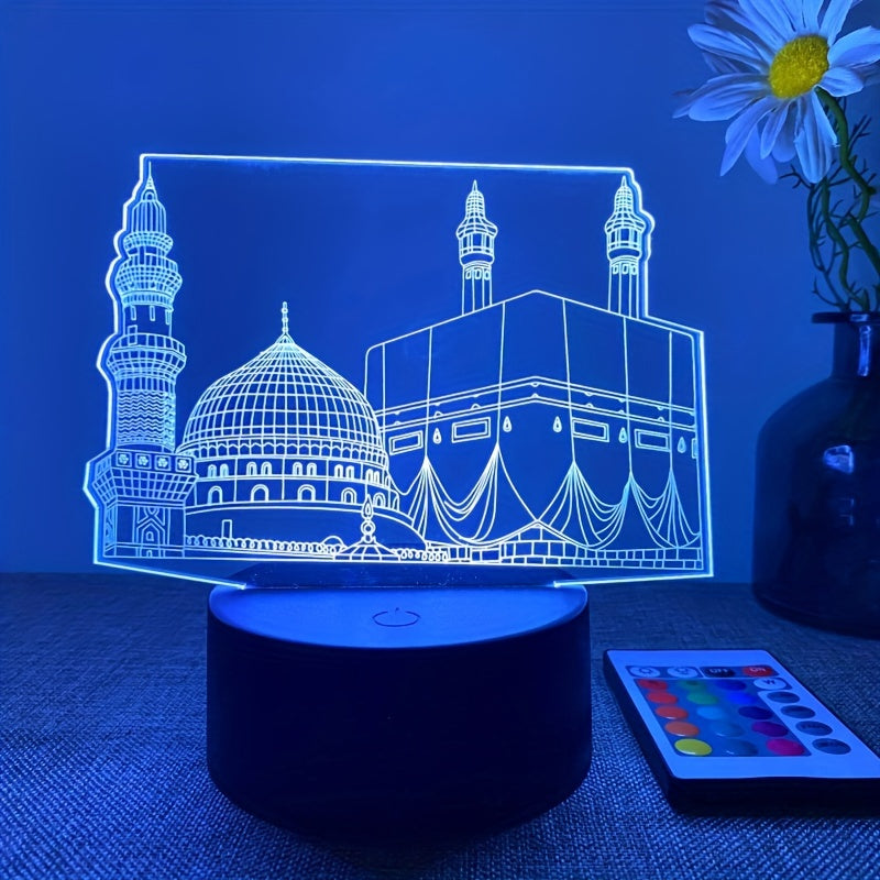 GlowSphere Lamp – 3D Nachtlamp met Afstandsbediening