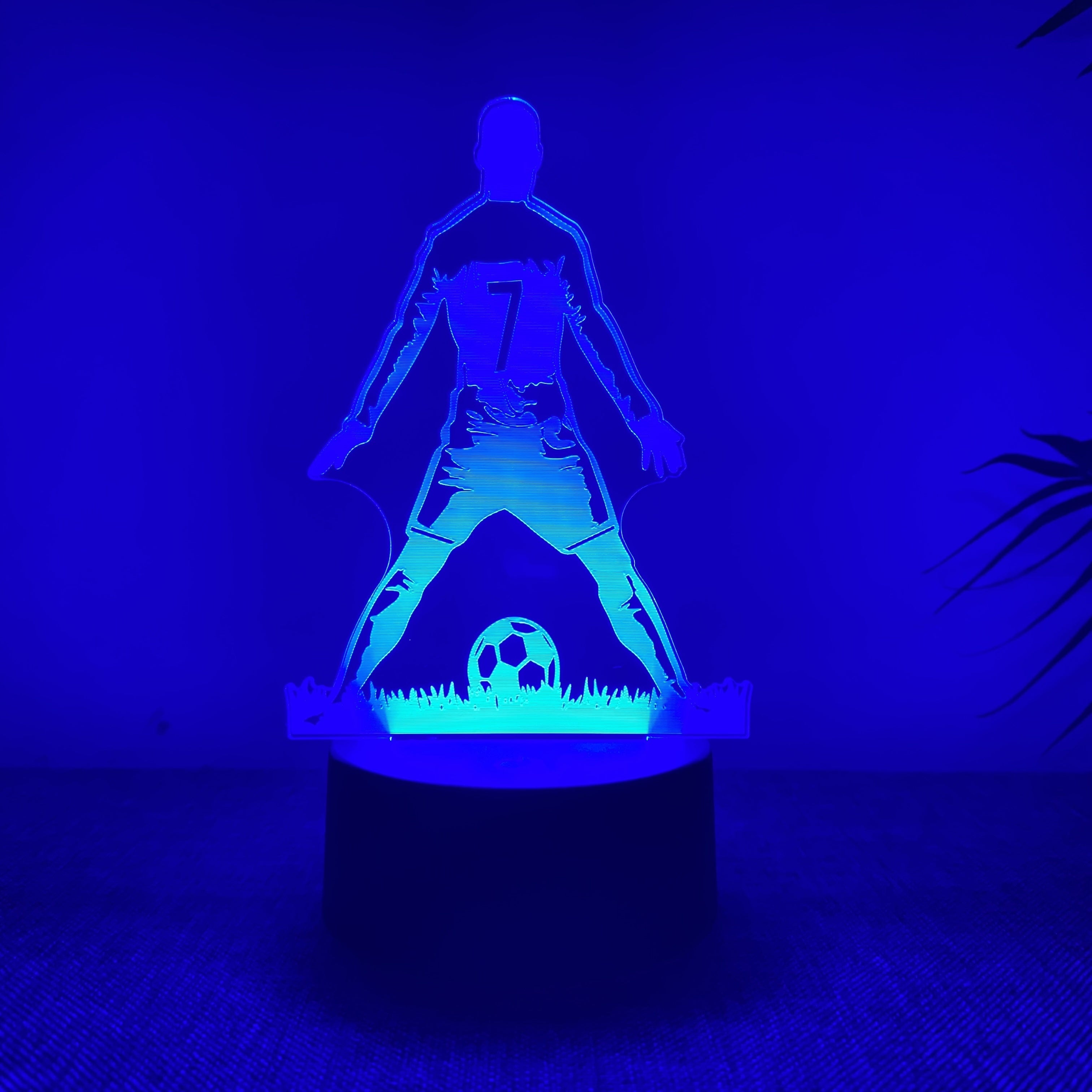 SportGlow – 3D Voetballer LED Sfeerlicht met Kleurverloop