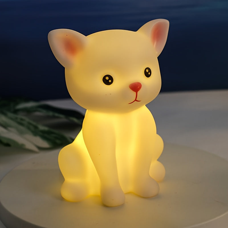 KittyGlow Lamp - Schattige LED Tafellamp met Draadloze Voeding