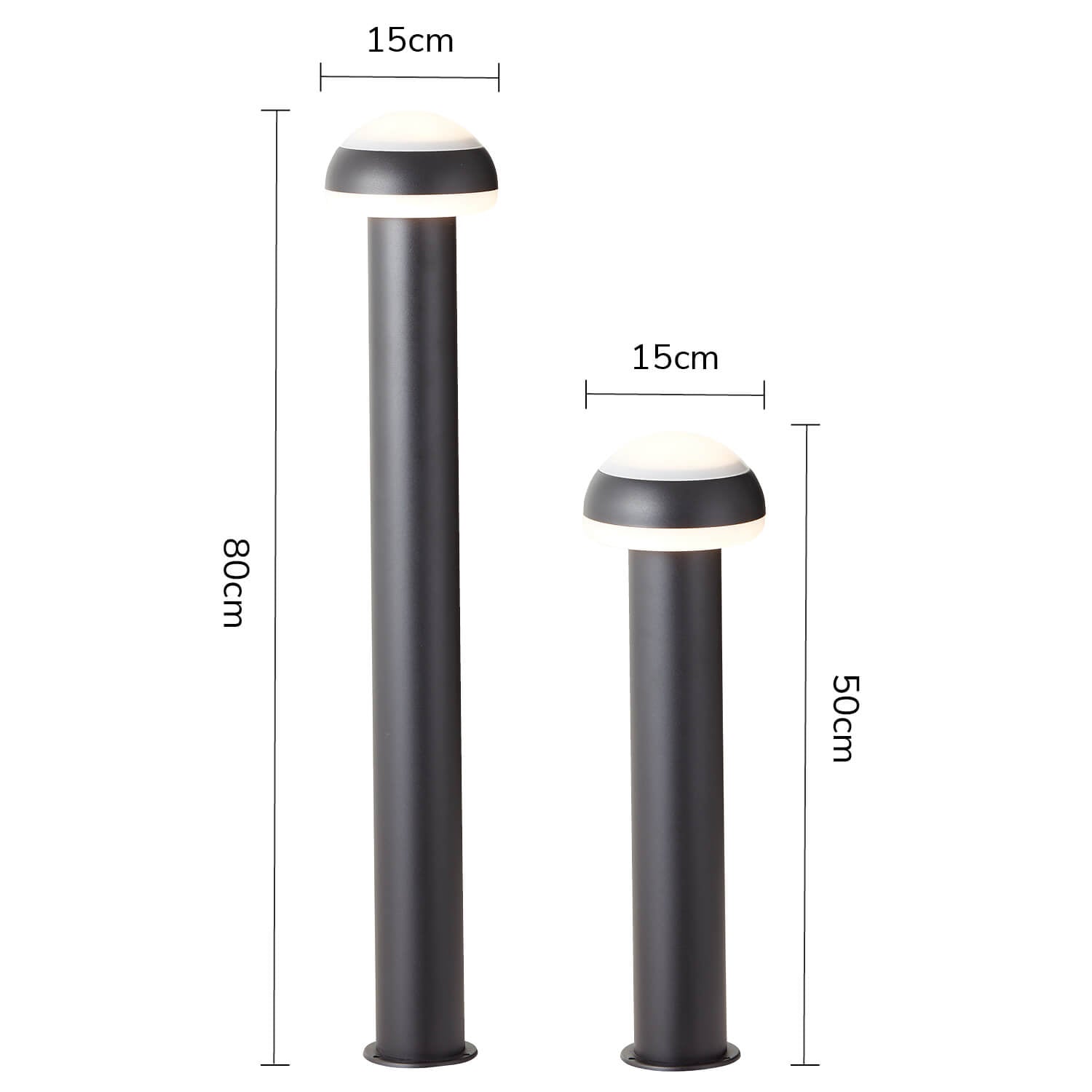 LumaPillar - Moderne LED Pollerlicht voor Buiten