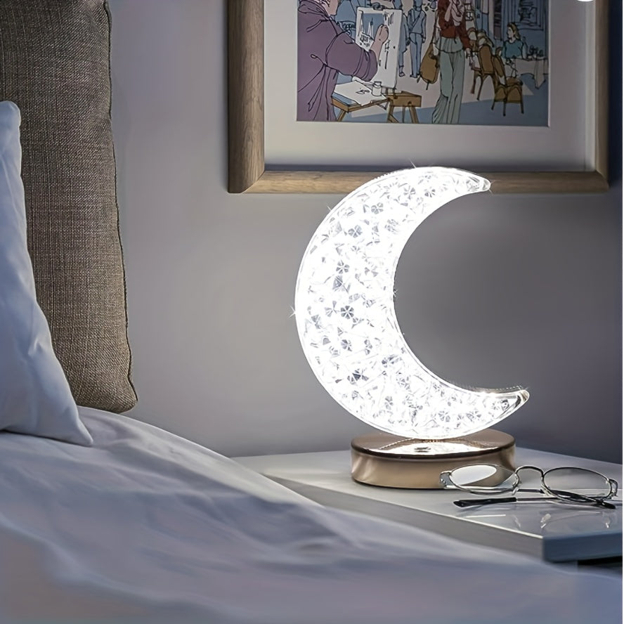 CrystalGlow Lamp - Dimbare Tafellamp met Touch