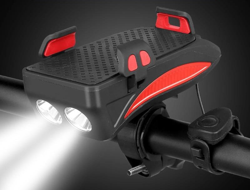 RideGuard - 4-in-1 Fiets Telefoonhouder met Powerbank