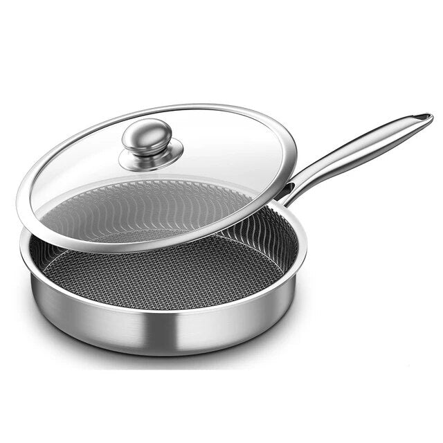 SmartSlick - Antibacteriële Oliebesparende Kookpan met Antiaanbaklaag