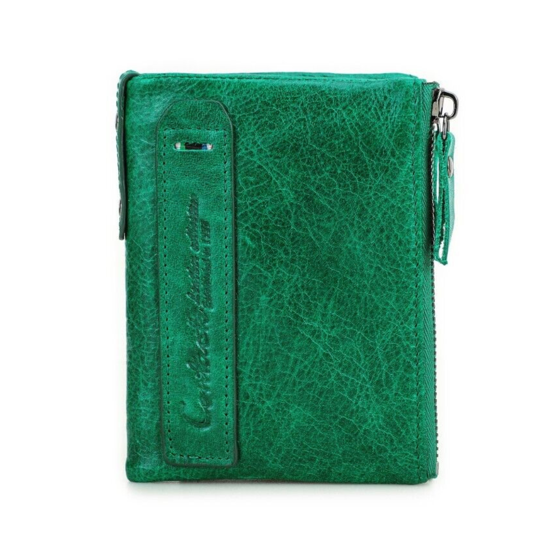 CompactWallet - Stijlvolle Dubbele Ritssluiting Portemonnee