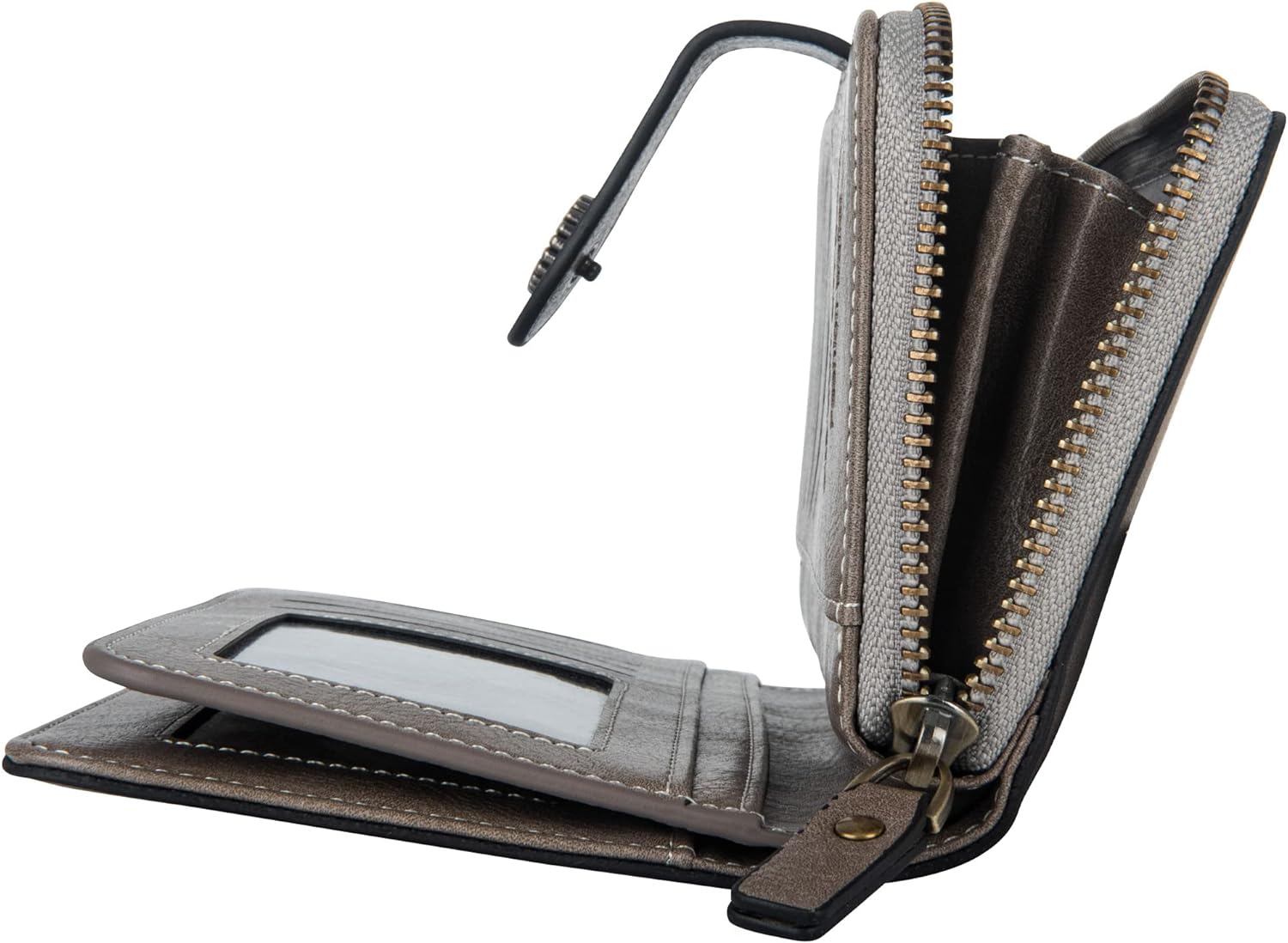 LeatherMax - Stijlvolle Leren Portemonnee met Polsband