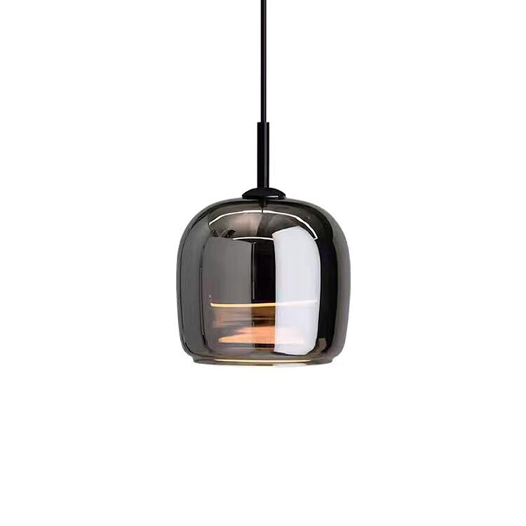 MidnightShine Lamp - Moderne Zwart Glazen Design Hanglamp