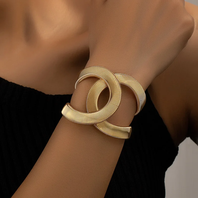 Elegante Dubbele Gouden Armband - Amara Collection