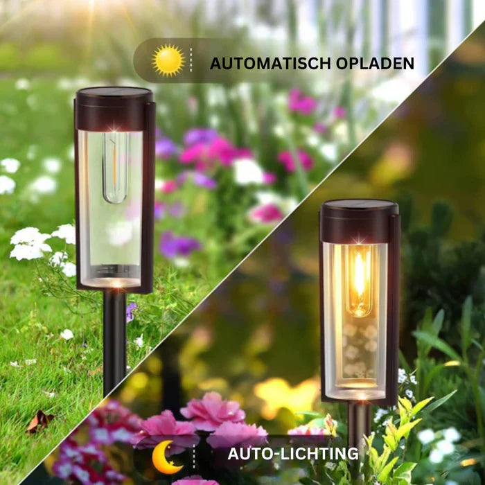 LumiPath – Luxe Zonne-energie Padverlichting voor Tuin