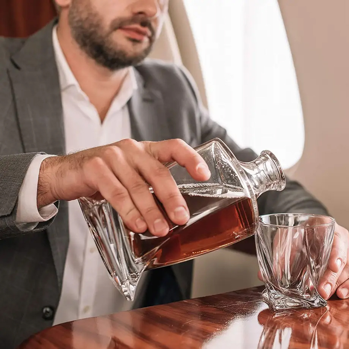 Luxe Kristallen PrestigePour Karaf - Luxe Kristallen Whisky Set