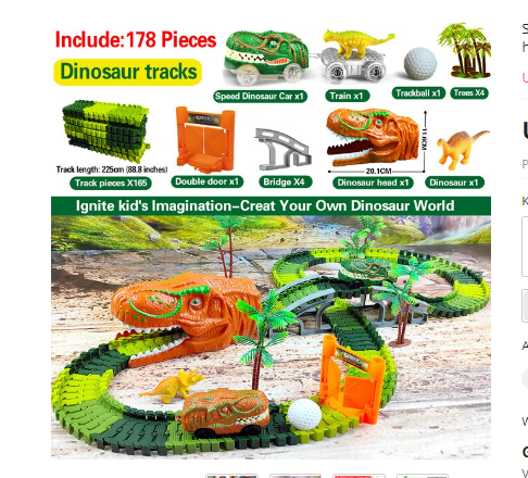 DinoExpress Train Set – Avontuurlijke Speelset voor Kids