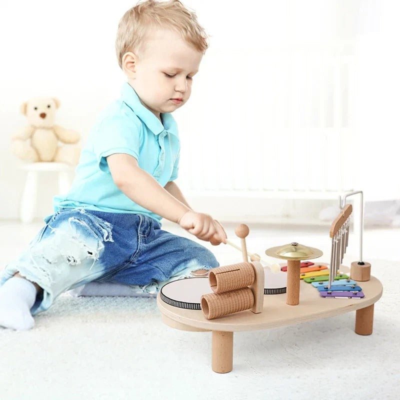 MiniMaestro Set – Educatief Houten Speelgoed voor Baby's
