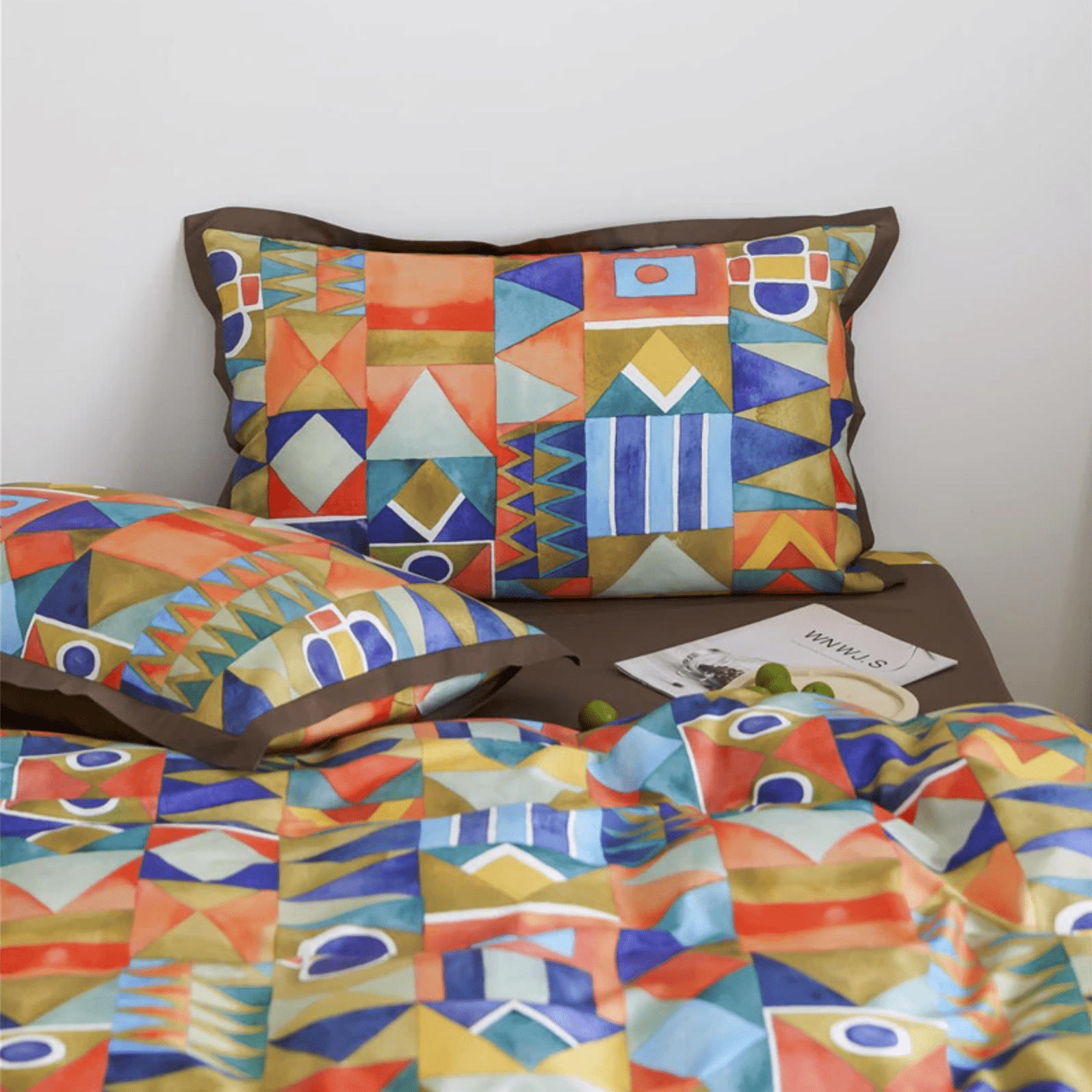 Shapes and Colors – Luxueus Dekbedovertrekset van Egyptisch Katoen