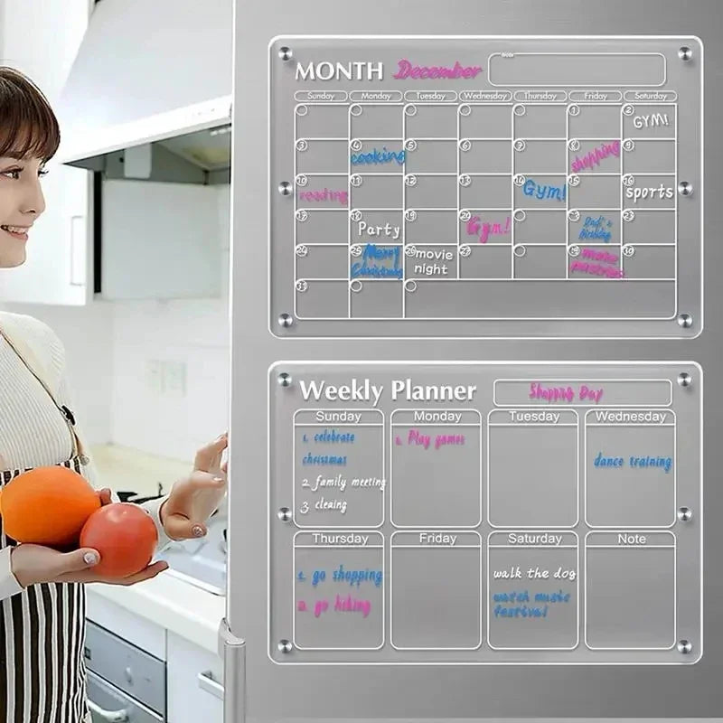 Calendly™ - Acryl Magnetisch Kalenderbord